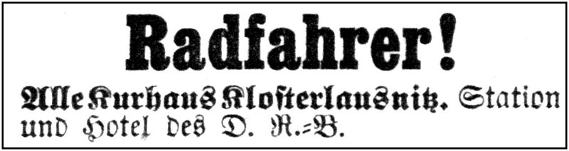 1896-05-19 Kl Kurhaus Radfahrer